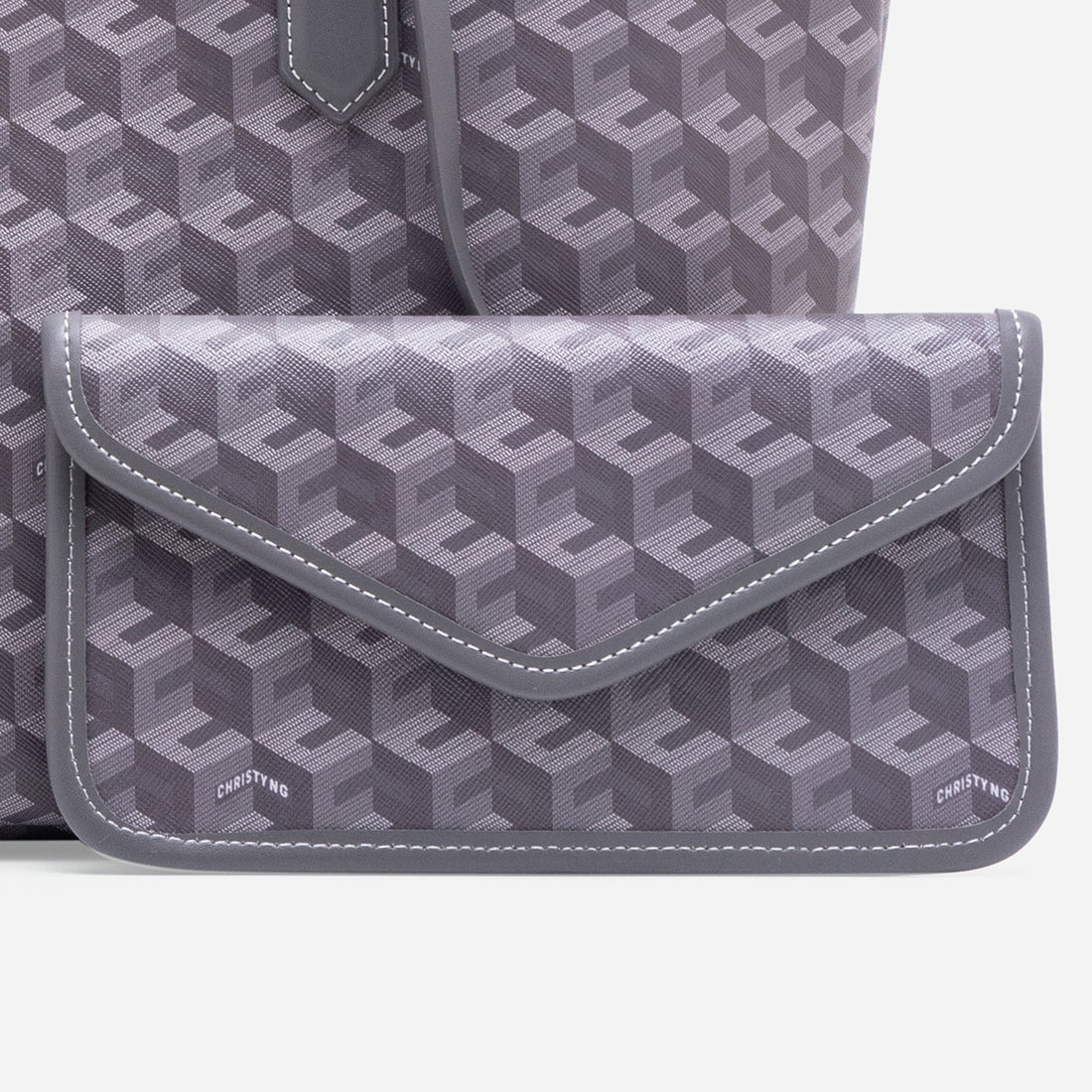 Russo Medium Tote Bag in Cubic Garden Monogram - Practical & Stylish Carry-All