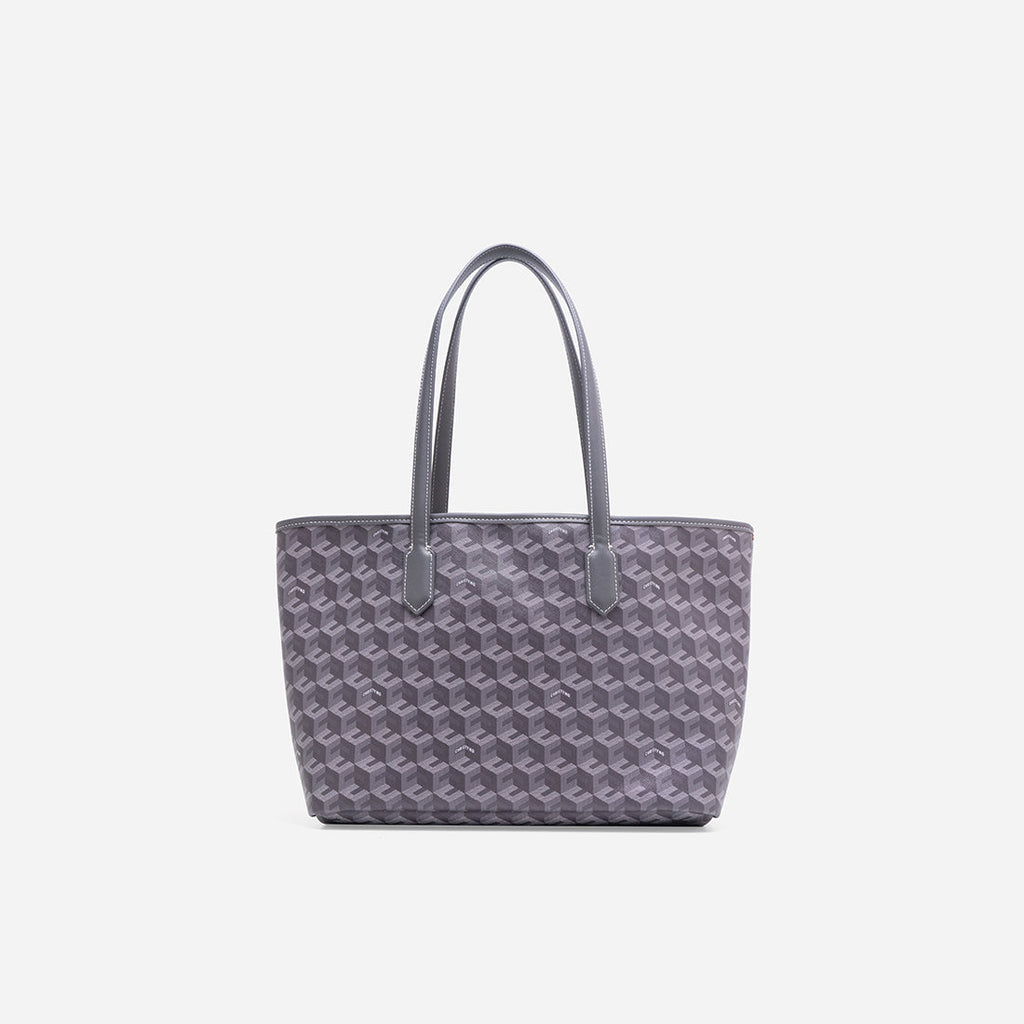 Russo Medium Tote Bag in Cubic Garden Monogram - Practical & Stylish Carry-All