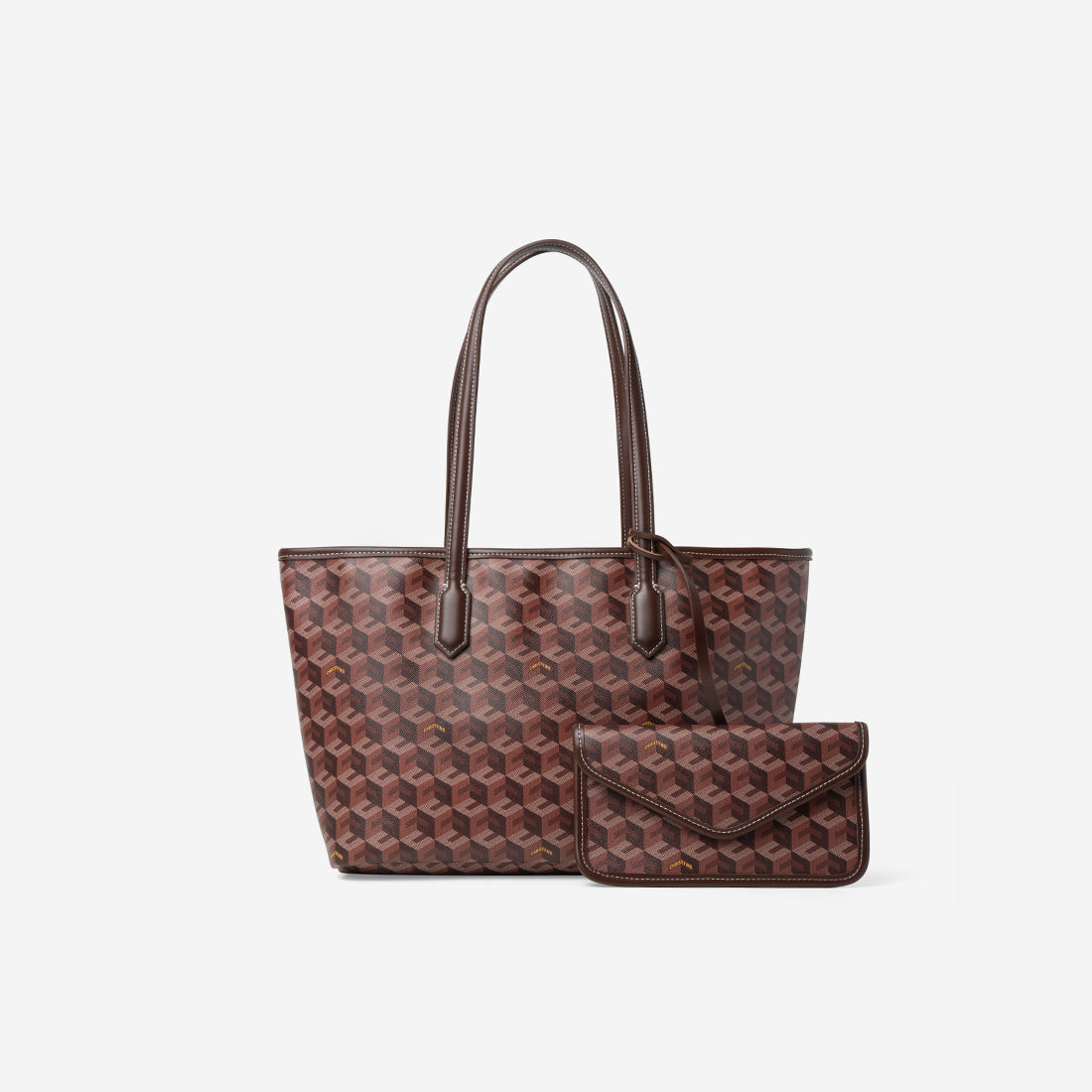 Russo Medium Tote Bag in Cubic Garden Monogram - Practical & Stylish Carry-All