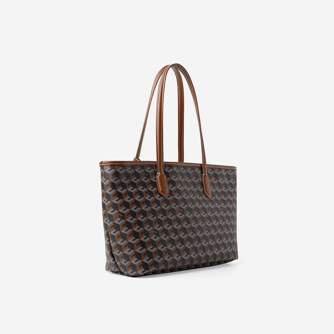 Russo Medium Tote Bag in Cubic Garden Monogram - Practical & Stylish Carry-All