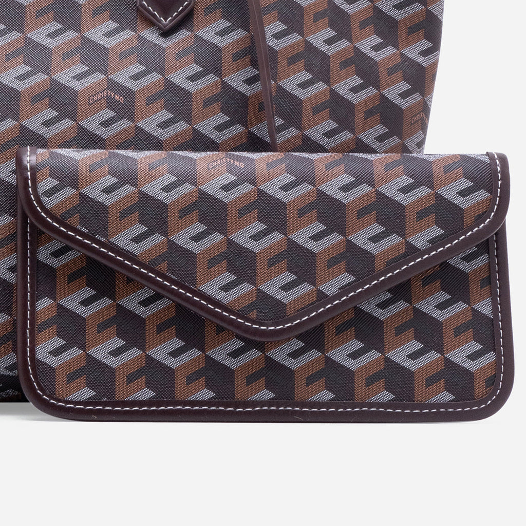 Russo Medium Tote Bag in Cubic Garden Monogram - Practical & Stylish Carry-All