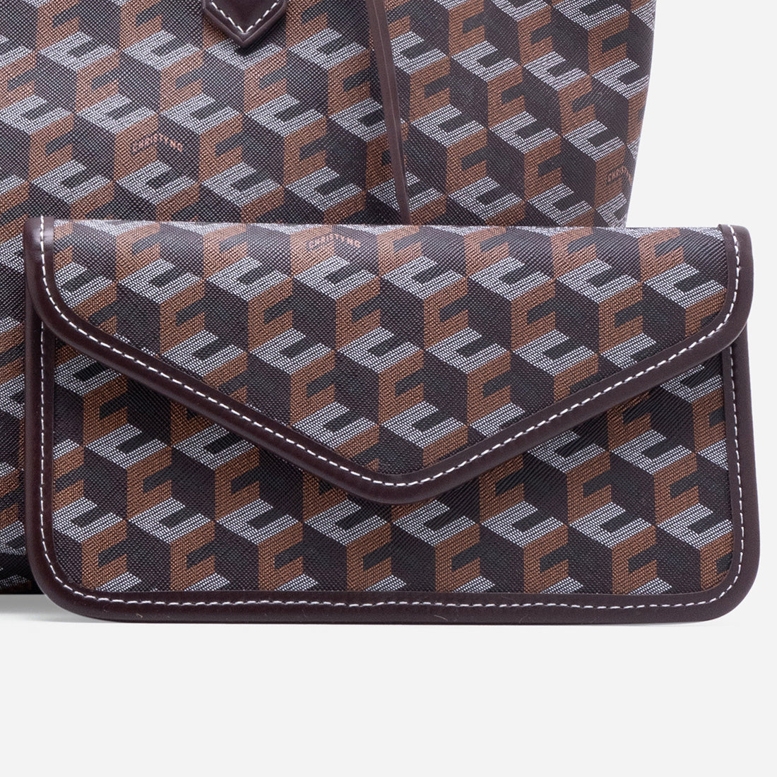 Russo Medium Tote Bag in Cubic Garden Monogram - Practical & Stylish Carry-All