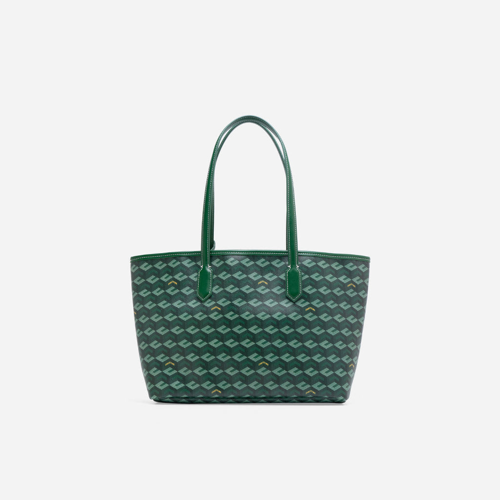 Russo Medium Tote Bag in Cubic Garden Monogram - Practical & Stylish Carry-All