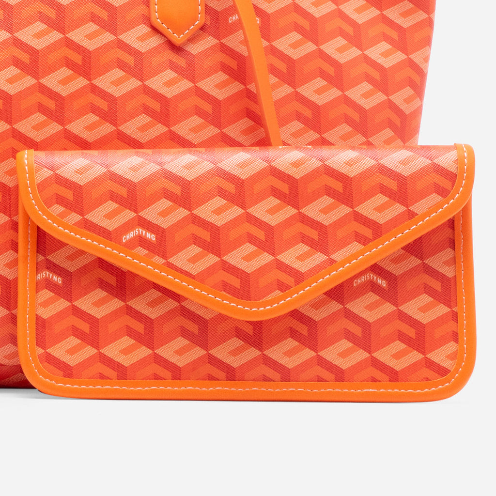 Russo Medium Tote Bag in Cubic Garden Monogram - Practical & Stylish Carry-All