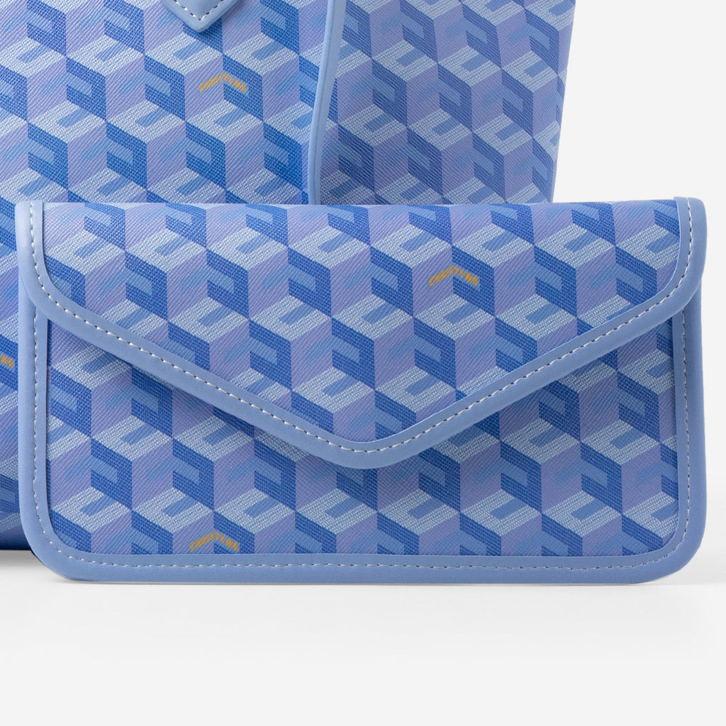 Russo Medium Tote Bag in Cubic Garden Monogram - Practical & Stylish Carry-All