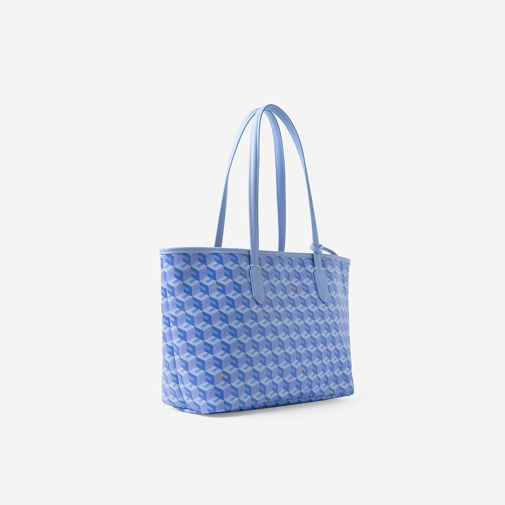 Russo Medium Tote Bag in Cubic Garden Monogram - Practical & Stylish Carry-All