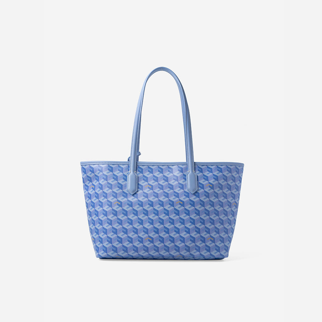 Russo Medium Tote Bag in Cubic Garden Monogram - Practical & Stylish Carry-All