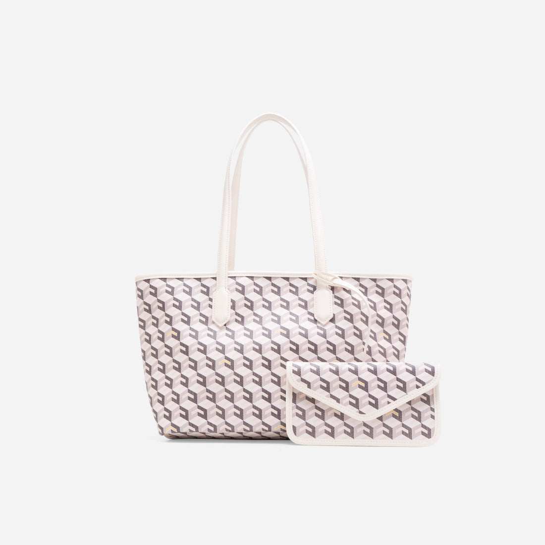 Russo Medium Tote Bag in Cubic Garden Monogram - Practical & Stylish Carry-All