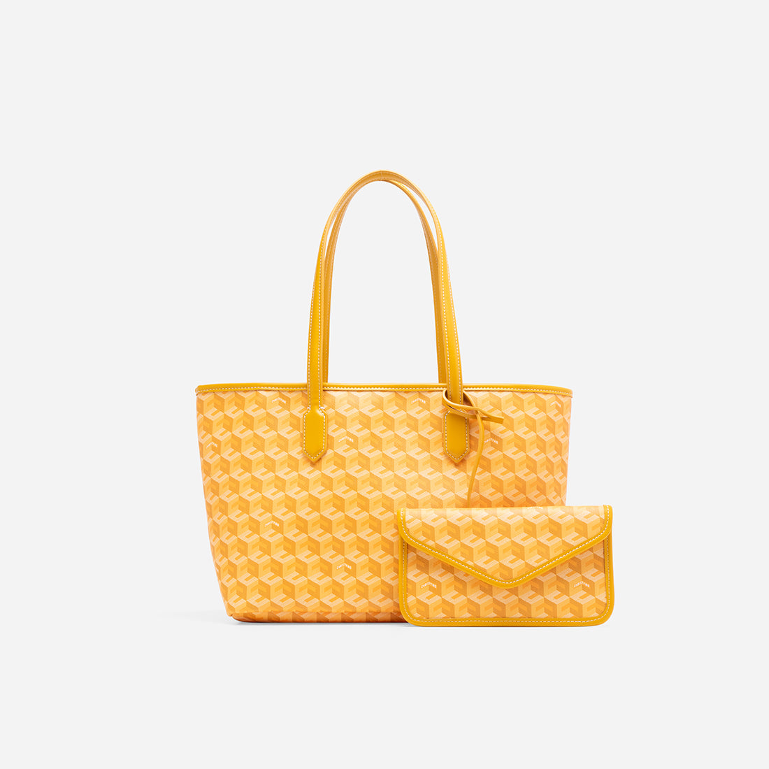 Russo Medium Tote Bag in Cubic Garden Monogram - Practical & Stylish Carry-All