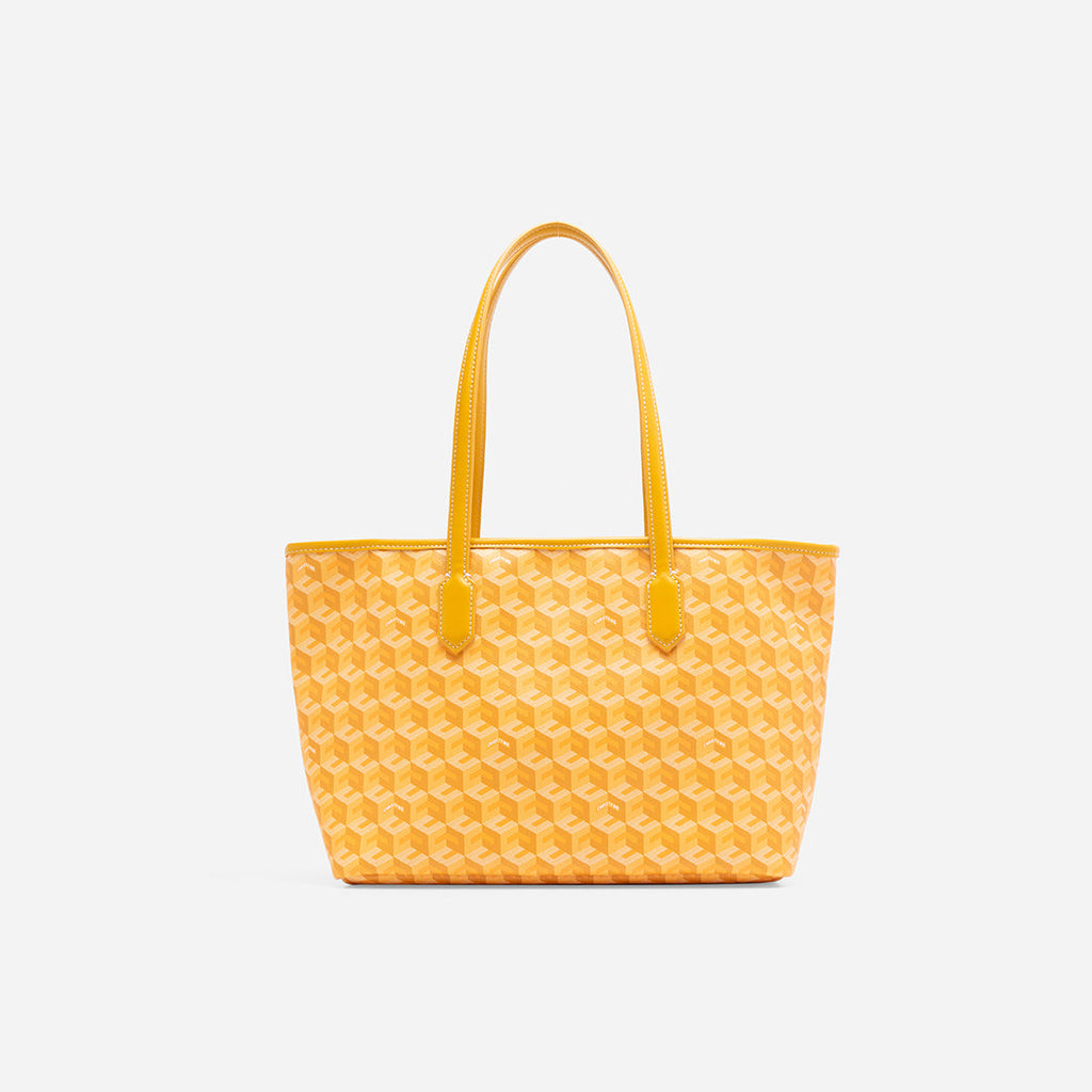 Russo Medium Tote Bag in Cubic Garden Monogram - Practical & Stylish Carry-All