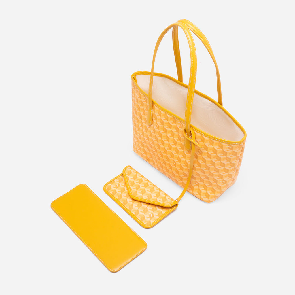 Russo Medium Tote Bag in Cubic Garden Monogram - Practical & Stylish Carry-All