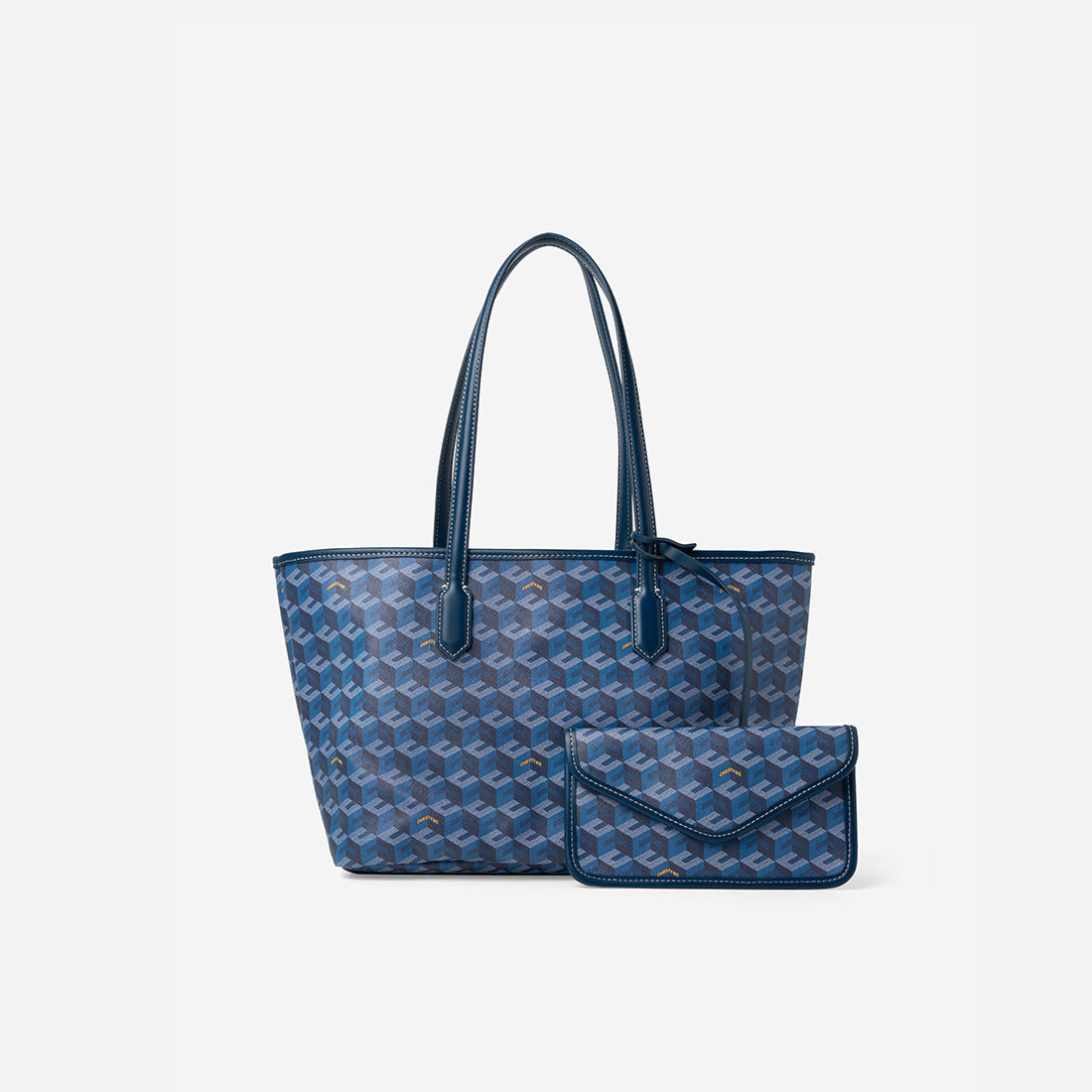Russo Medium Tote Bag in Cubic Garden Monogram - Practical & Stylish Carry-All