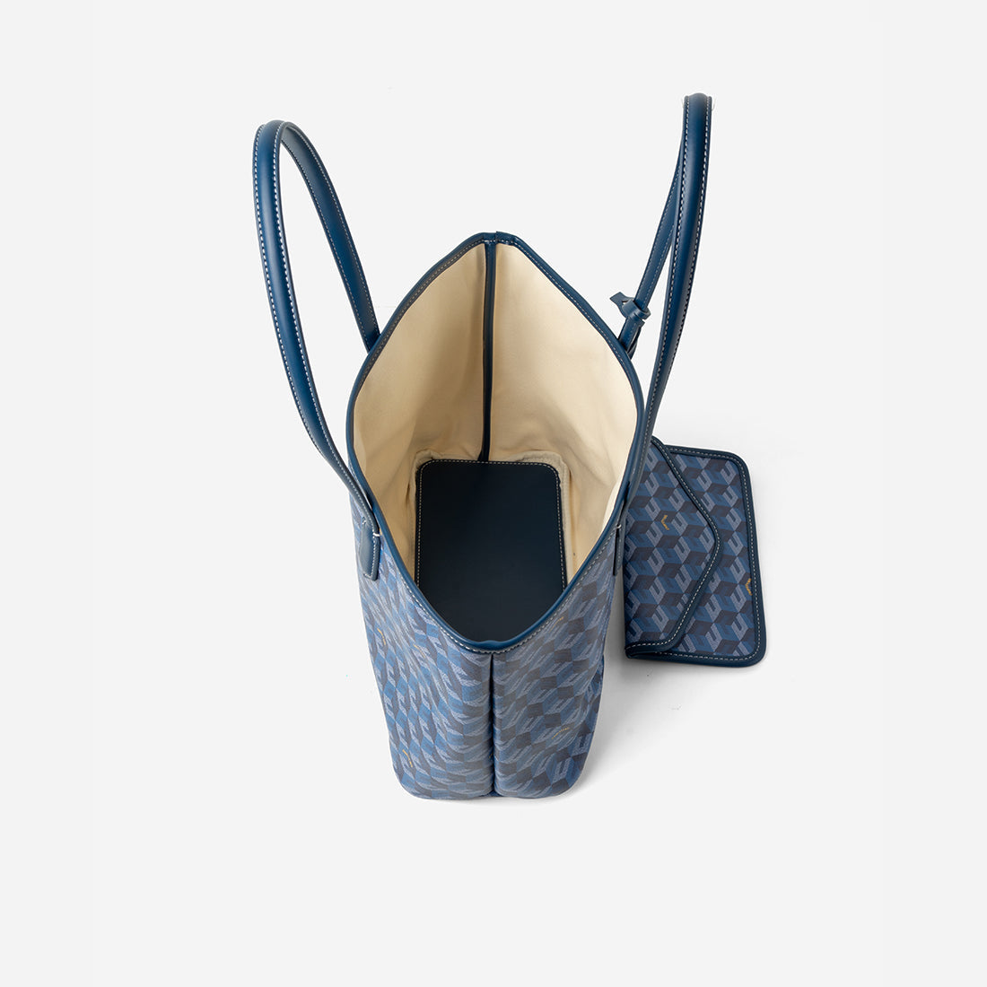 Russo Medium Tote Bag in Cubic Garden Monogram - Practical & Stylish Carry-All