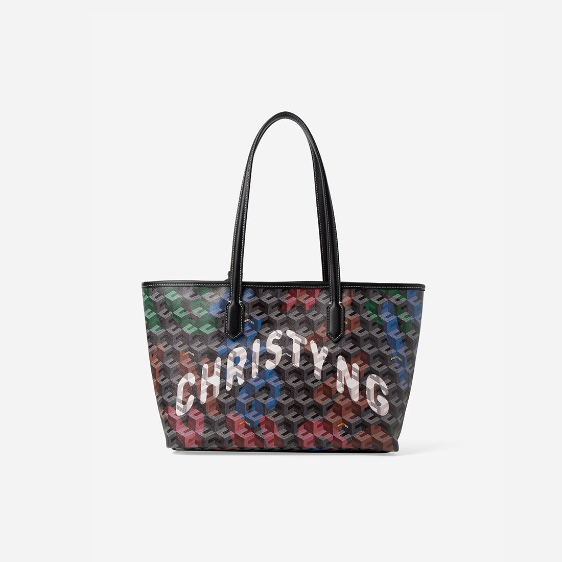 Russo Medium Tote Bag in Cubic Garden Monogram - Practical & Stylish Carry-All
