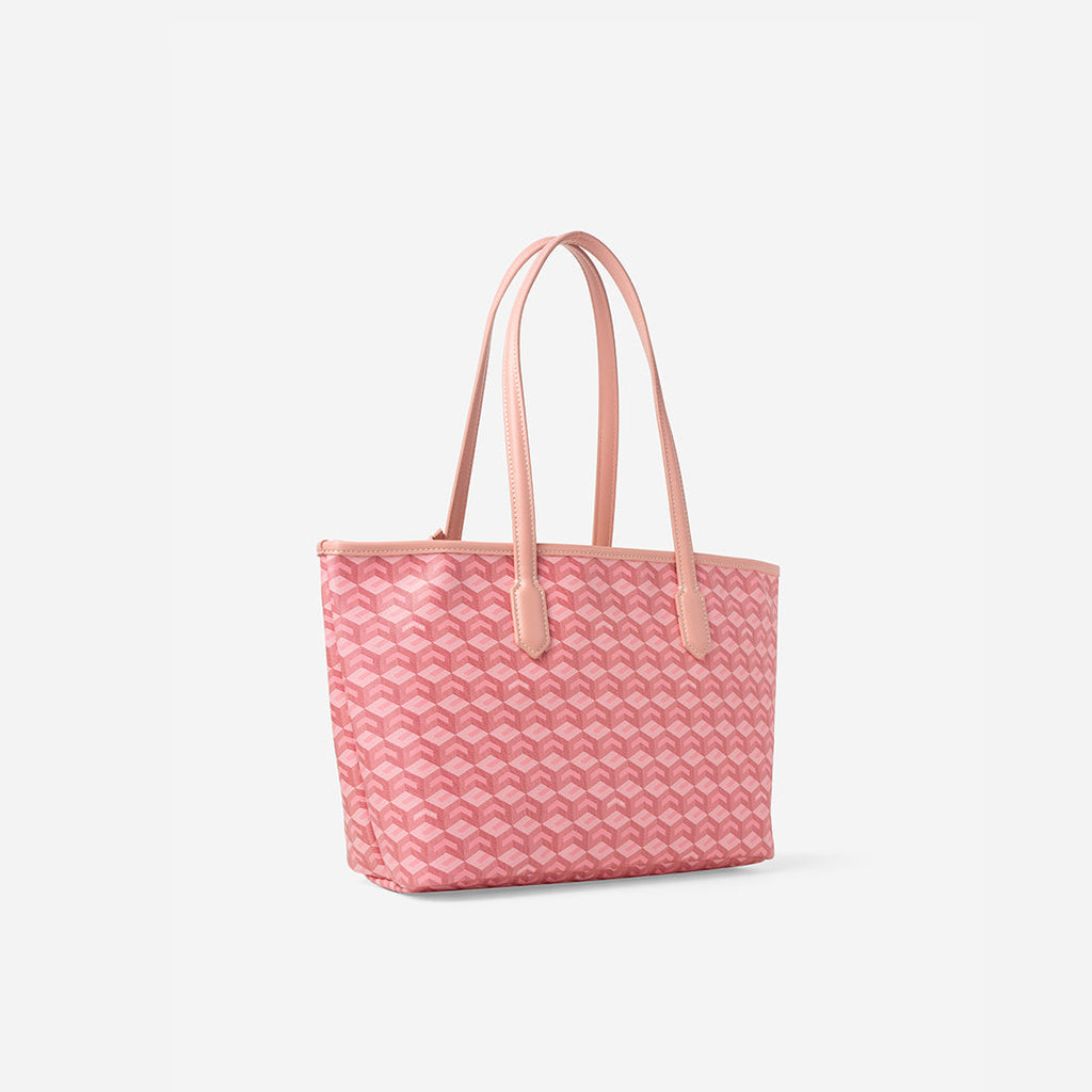 Russo Medium Tote Bag in Cubic Garden Monogram - Practical & Stylish Carry-All