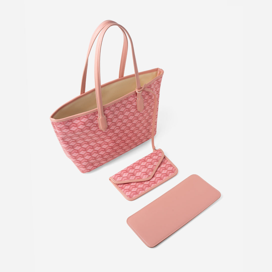 Russo Medium Tote Bag in Cubic Garden Monogram - Practical & Stylish Carry-All