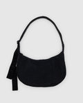 Chic & Spacious: Medium Nylon Crescent Bag for Everyday Adventures